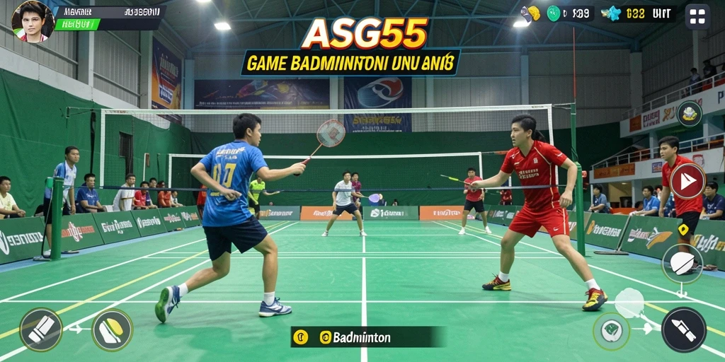Tampilan antarmuka permainan ASG55 yang menarik dan interaktif.