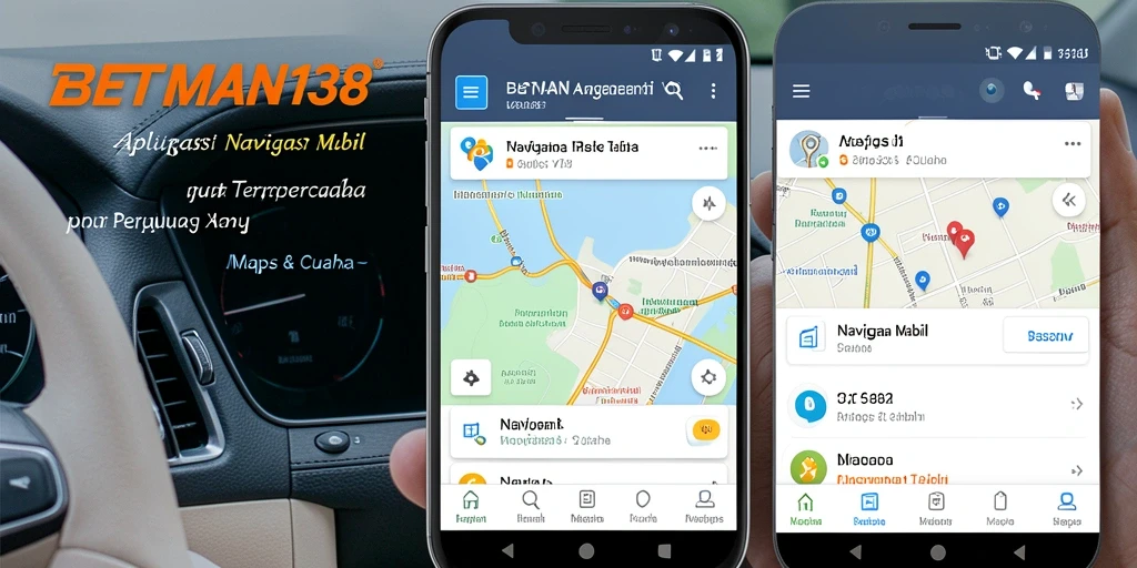 Antarmuka BETMAN138 yang menunjukkan navigasi mobil.