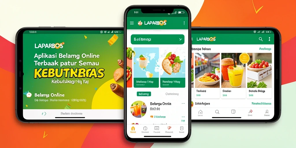 Tampilan antarmuka utama LAPARBOS yang user-friendly dan menarik.