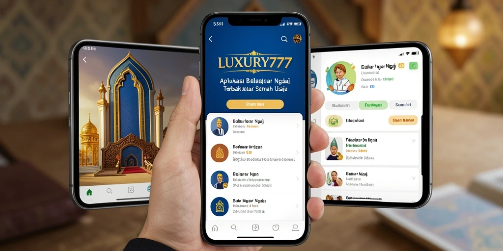 Tampilan antarmuka LUXURY777 yang ramah pengguna dan menarik.