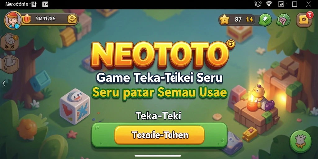 Antarmuka NEOTOTO dengan tantangan teka-teki menarik.
