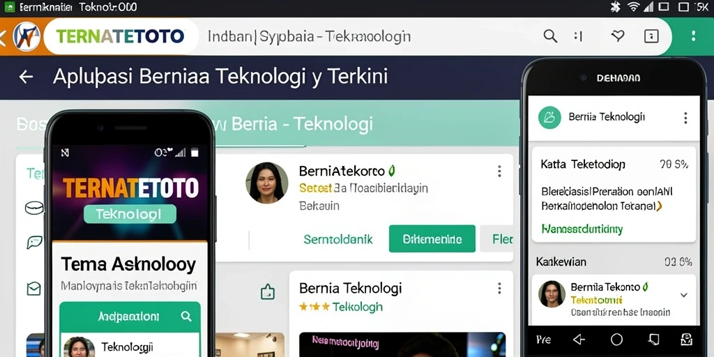 Tampilan antarmuka TERNATETOTO yang modern dan ramah pengguna.