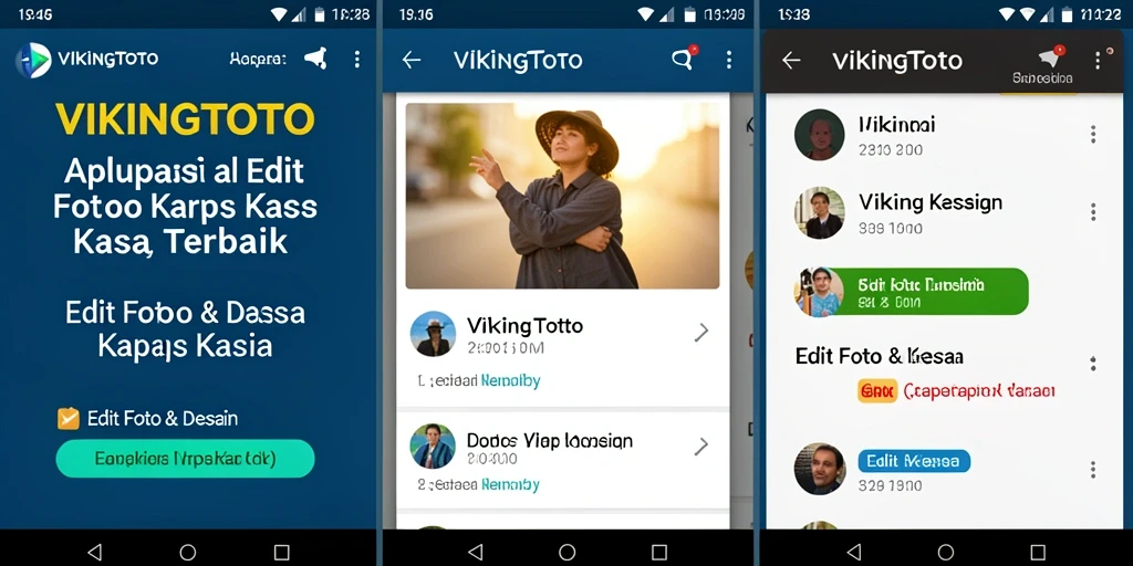 Tampilan antarmuka VIKINGTOTO dengan fitur Edit Foto Kertas Kaca.