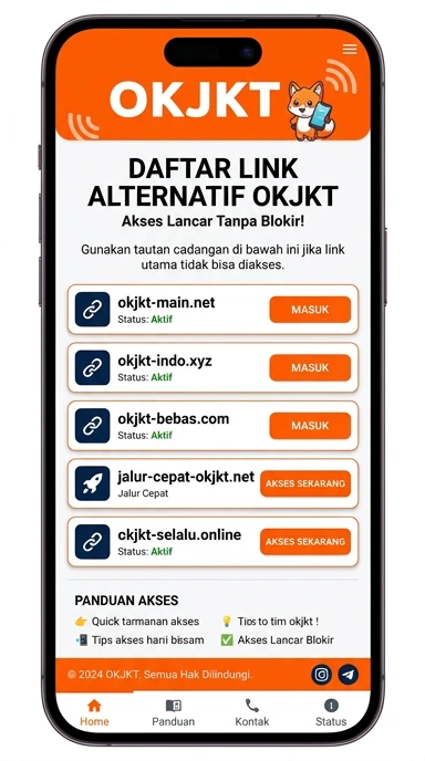 Link Alternatif Okjkt untuk Unduh APK Android